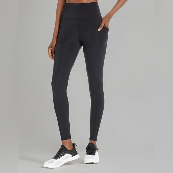 Calvin Klein Women's Super High Waist Full Length Tight Black NEW with tag - Picture 3 of 8